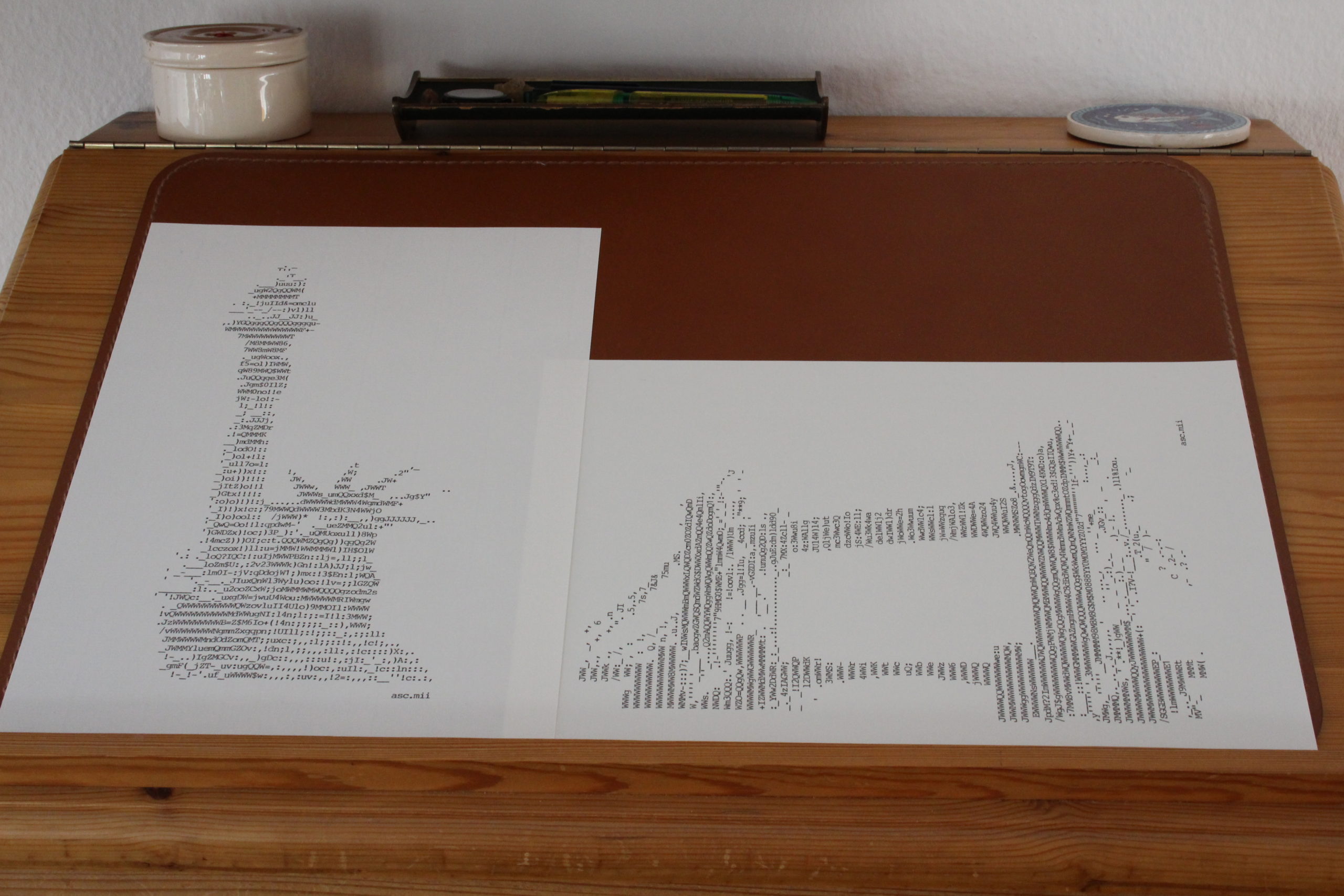 ASCII Art Schreibmaschinenkunst Gebäude berühmt Freiheitsstatue New York Tower Bridge London